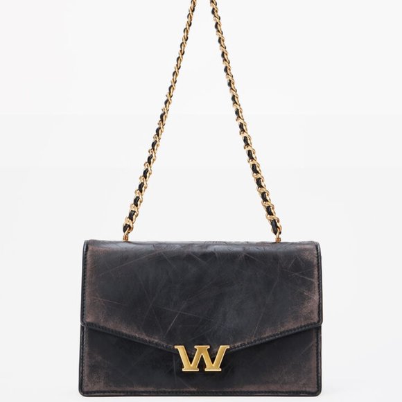 Alexander Wang W Legacy small bag in distressed black leather - Picture 3 of 17